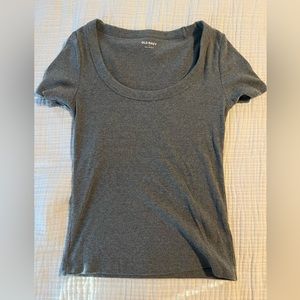Old Navy Ribbed Cropped Shirt